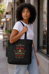 In God We Trust, In Insurance We Beg Eco Tote Bag — Organic Cotton Insurance Protest Tote | Prior Authorize This