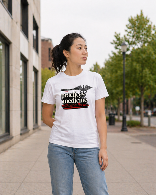 My Insurance Company Practices Medicine Without a License T-Shirt | Prior Authorize This