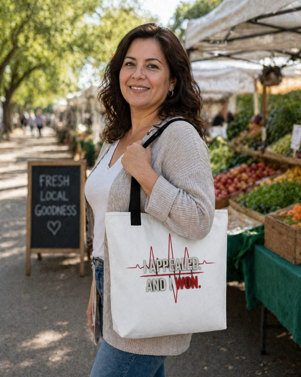 I Appealed and I Won Tote Bag — Insurance Appeal Victory Apparel | Prior Authorize This